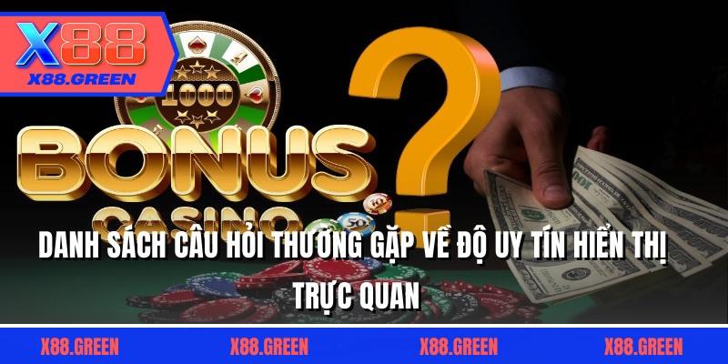 Danh sách câu hỏi thường gặp về độ uy tín hiển thị trực quan